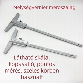 Suzhou qingliang Mélységvernier tolókalapács dial kijelzővel — magas pontosság, 0-150/0-200/0-300 mm