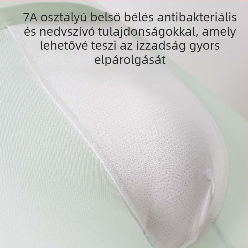 Férfi Ice Silk ultra vékony waffle boxeralsó, elülső hálós panellel, lélegző, varrás nélküli, középmagas derekú