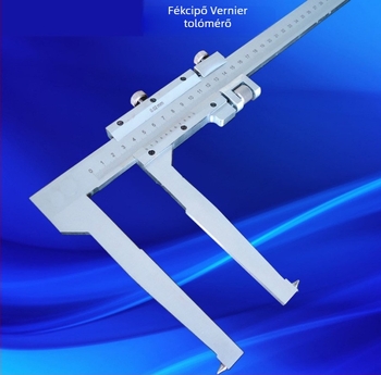 Fékkönyv belső hornyához használható Vernier tolómérő féktárcsák és fékdobok belső átmérőjéhez
