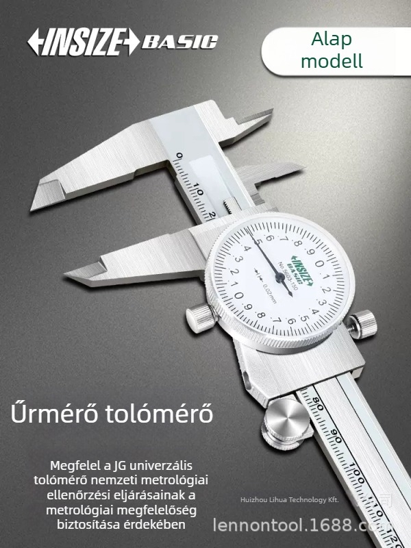 INSIZE BASIC tolókaliper kijelzővel, tartomány 0-300 mm, 0-150 mm, 0-200 mm, felbontás 0,01 mm, 5606 sorozat
