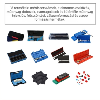 V-típusú vernier tolókaliperes doboz XF-02, ABS műanyag, csomagolási típus: doboz, hardver-kiegészítőinek csomagolásához