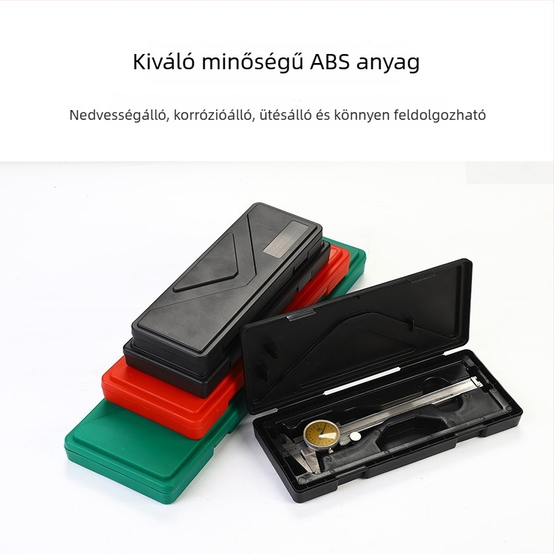 V-típusú vernier tolókaliperes doboz XF-02, ABS műanyag, csomagolási típus: doboz, hardver-kiegészítőinek csomagolásához