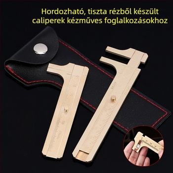 Német mini vernier tolómérő ékszerekhez, magas pontosságú, tiszta réz gyöngyök karkötőhöz, dióforma, hordozható digitális kijelzővel