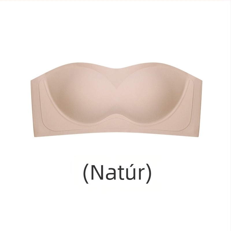 Pánt nélküli melltartó, vékony nyári modell, 3/4 kosár, vékony formázott kosár, varrat nélküli, csúszásmentes, láthatatlan a ruhán