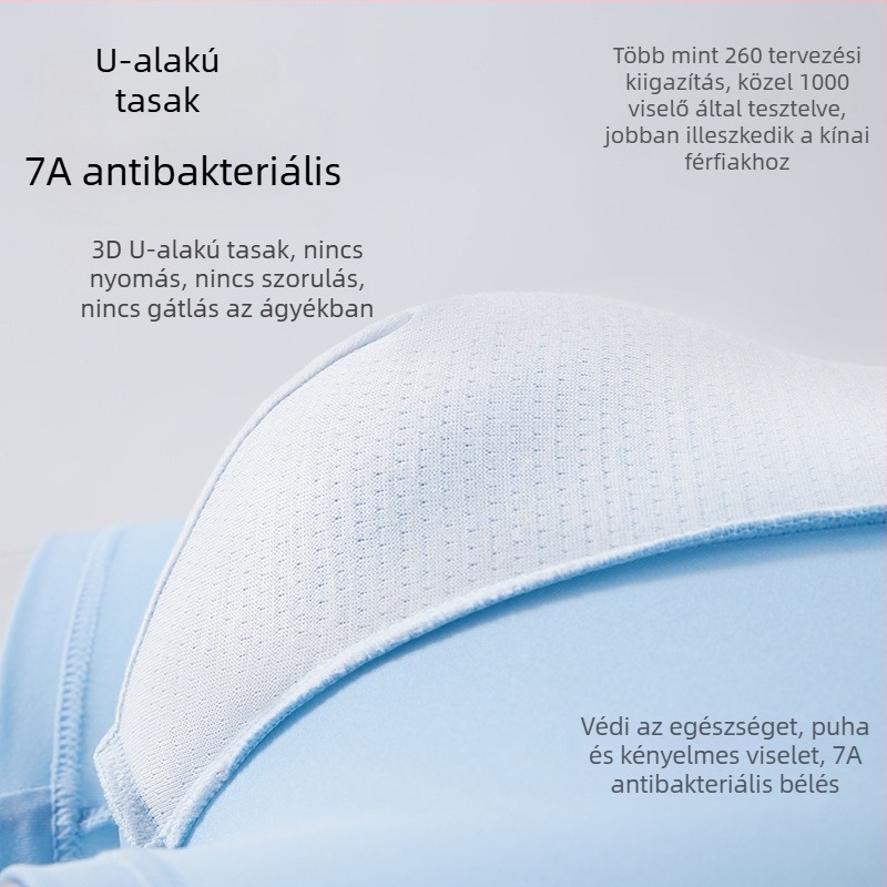 Healthy Bird férfi ice silk nyári vékony boxer rövidnadrág, antibakteriális, lélegző