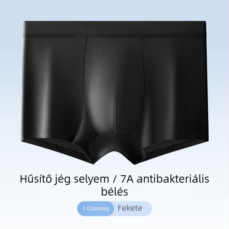 Healthy Bird férfi ice silk nyári vékony boxer rövidnadrág, antibakteriális, lélegző