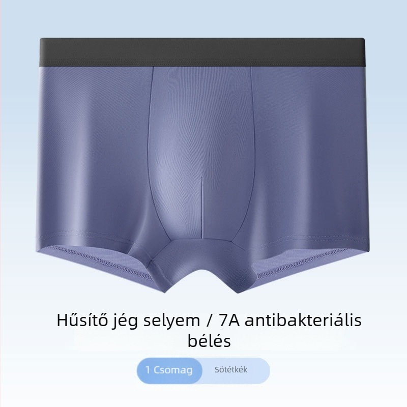 Healthy Bird férfi ice silk nyári vékony boxer rövidnadrág, antibakteriális, lélegző