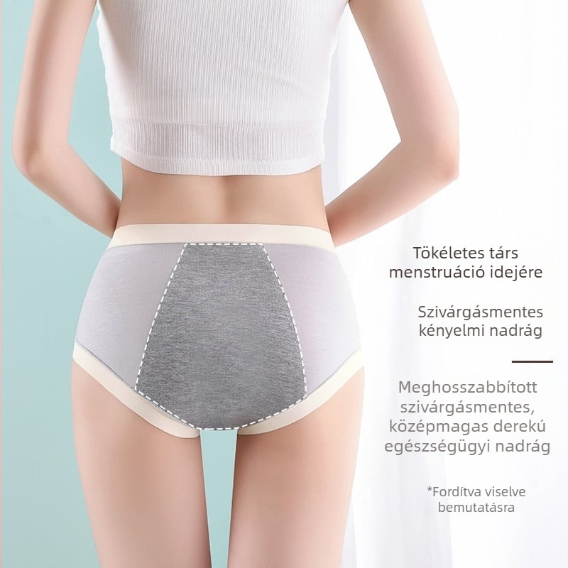 Modal anti-szivárgó menstruációs alsónemű grafén antibakteriális védelemmel