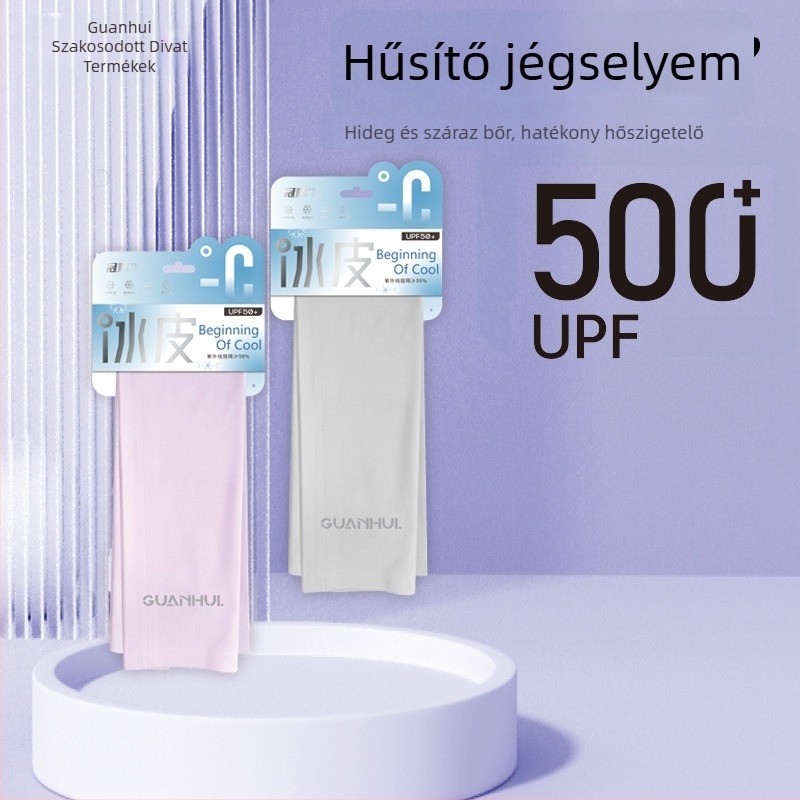 Crown Glory Női vezetéshez UV-védett Ice Silk ujjvédő, Anti-snag, Nylon 81–95%, 2025 tavasz