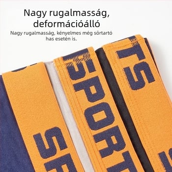 Férfi modal boxer rövidnadrág – sportos, lélegző, magas rugalmasságú