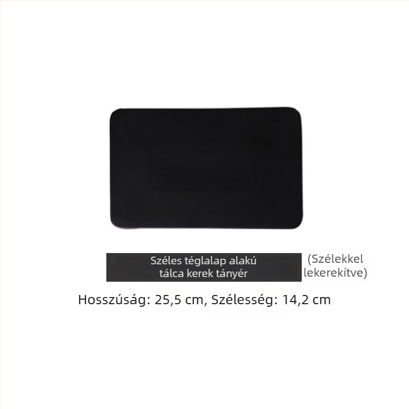 Lapos tál – porcelán, matt zománc, kerek forma, mikrohullámú sütőben is használható, modern minimalizmus