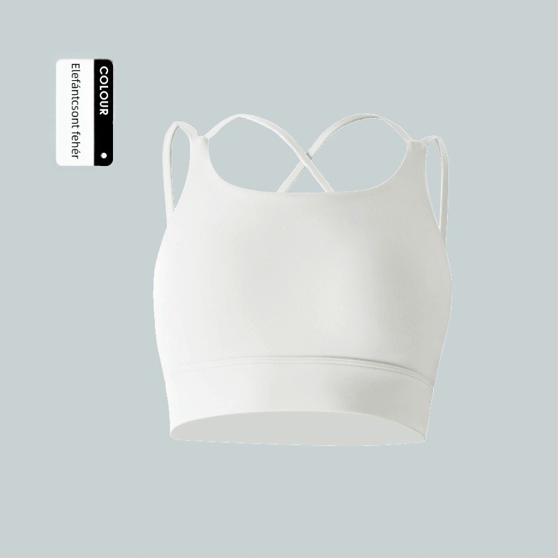 Jóga melltartó Jaga Ball 3/4-es kosárral, formázott kosár, rögzített dupla vállpánt, fő anyag: nylon 81%, bélés: spandex 19%