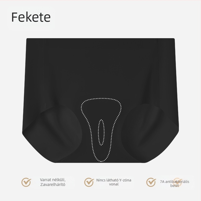 Női láthatatlan, varrás nélküli bugyi, fenékformázó hatással, antibakteriális, nyomásmentes viselet, jóga és edzéshez