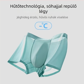 Férfi középmagas derekú varrat nélküli boxeralsó nylonból, 51-60D, viszkóz belső a kerületnél, gyorsan száradó és lélegző