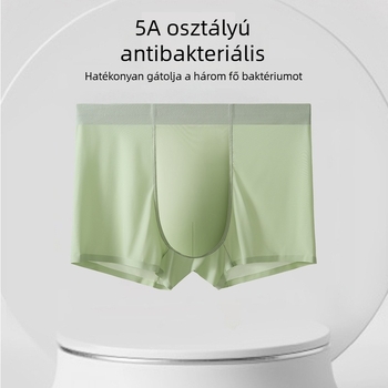 Férfi középmagas derekú varrat nélküli boxeralsó nylonból, 51-60D, viszkóz belső a kerületnél, gyorsan száradó és lélegző