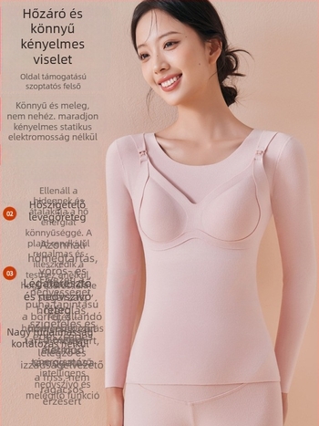 Anyatejes szoptatós felső – nyitott szoptatási nyílással, őszi–téli vastag meleg anyagból, karcsúsított fazon, 3/4-es ujjak, környak, poliészter