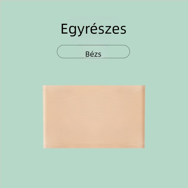 Táncosoknak szánt váll nélküli, csúszásmentes, expozíció elleni funkciójú felső egy-darab wrap dizájnnal, nylon, ultra vékony formázott kosárkák