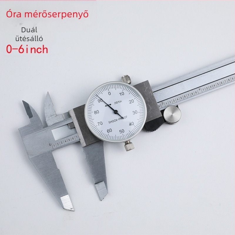 HUOTO Vernier tolómérő, szénacél, felbontás 0.001 in