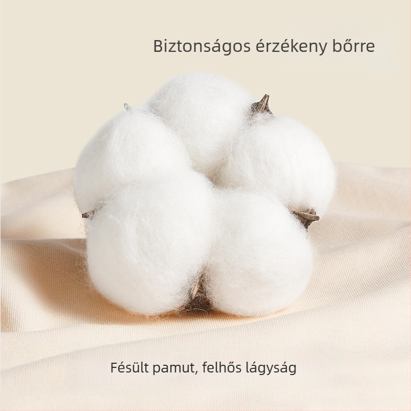 Női pamut alsó középtalppal, antibakteriális biomimetikus dizájn, anti dörzsölés a csípőn, hosszabb széles gusset, 100% pamut bélés