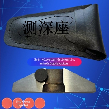 Alap bővítés mélységmérővel, vernier tolókaliperrel és digitális kijelzővel