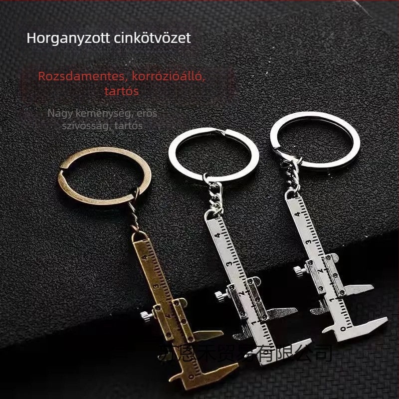 Hordozható Vernier tolómérő medállal – mini zsebméretű precíz mérőeszköz