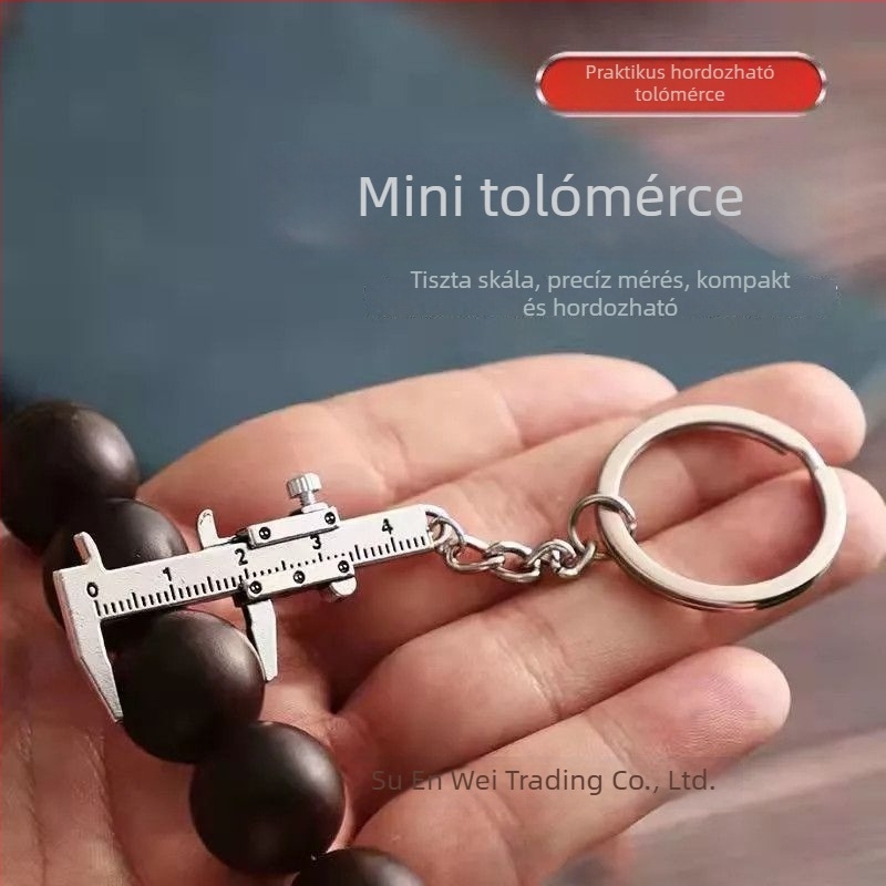 Hordozható Vernier tolómérő medállal – mini zsebméretű precíz mérőeszköz