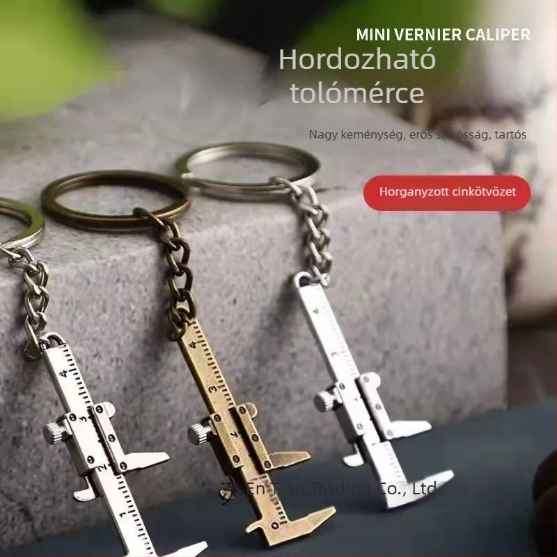 Hordozható Vernier tolómérő medállal – mini zsebméretű precíz mérőeszköz