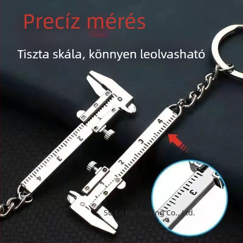 Hordozható Vernier tolómérő medállal – mini zsebméretű precíz mérőeszköz
