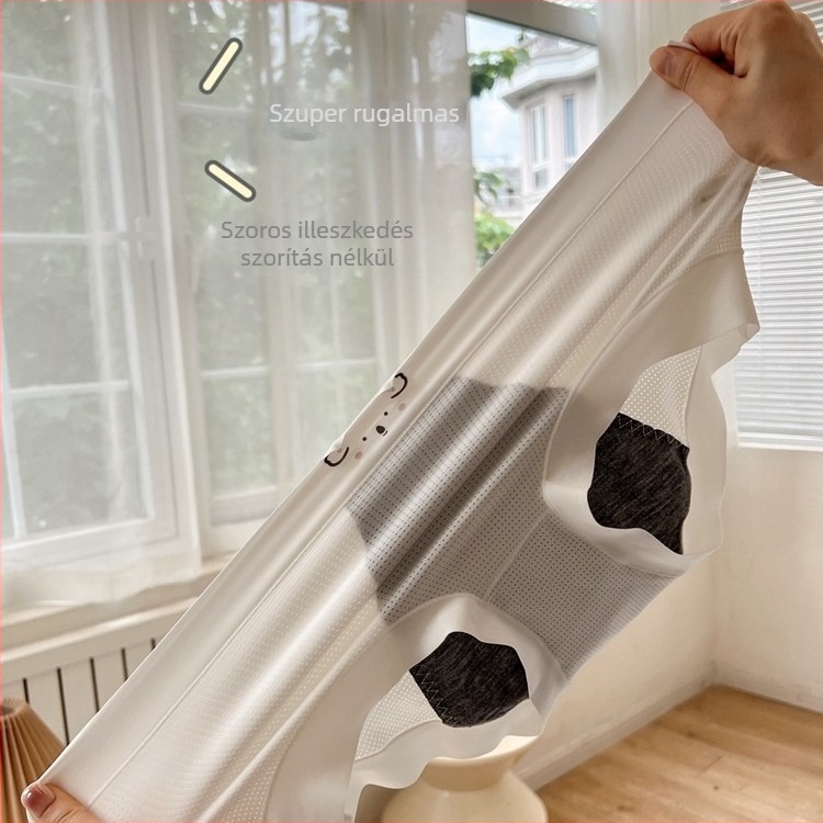 Légáteresztő közép-magasságú női menstruációs alsónemű, vékony anyagú, szivárgásmentes