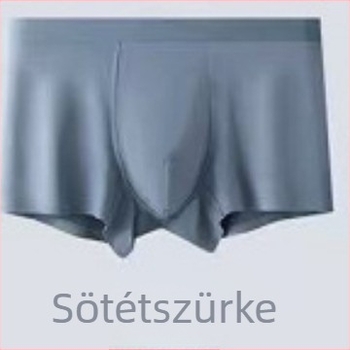 Férfiak számára tervezett varrás nélküli boxerbrief, lélegző és antibakteriális, viszkóz regenerált cellulózból, egész évben, nagy méret