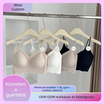 Nylon anyagú tubus felső/bustwrap, kosár 3/4, vékony formázott kosár, állítható vékony pántok, lélegző