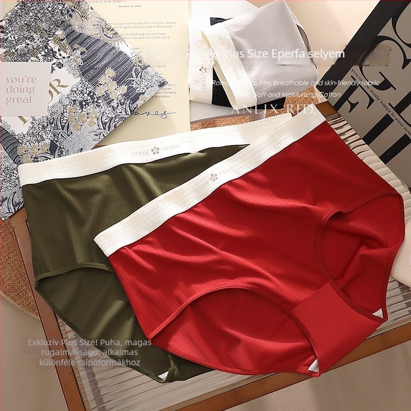 Hanfang manzi Plusz méretű antibakteriális, lélegző nylon női alsónemű – könnyű, puha, kényelmes sport alsónadrág