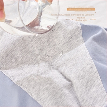 Magas derekú pamut menstruációs alsónemű, 95% pamut, 100% pamut bélés, stílus: fiziológiás nadrág