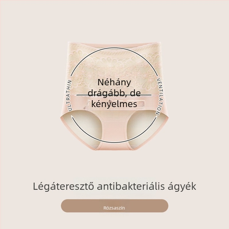 Női pamutból készült fleece-beléssel melegítő alsó, magas derekú, haskontrollal és fenékemeléssel, őszi-téli időszakra