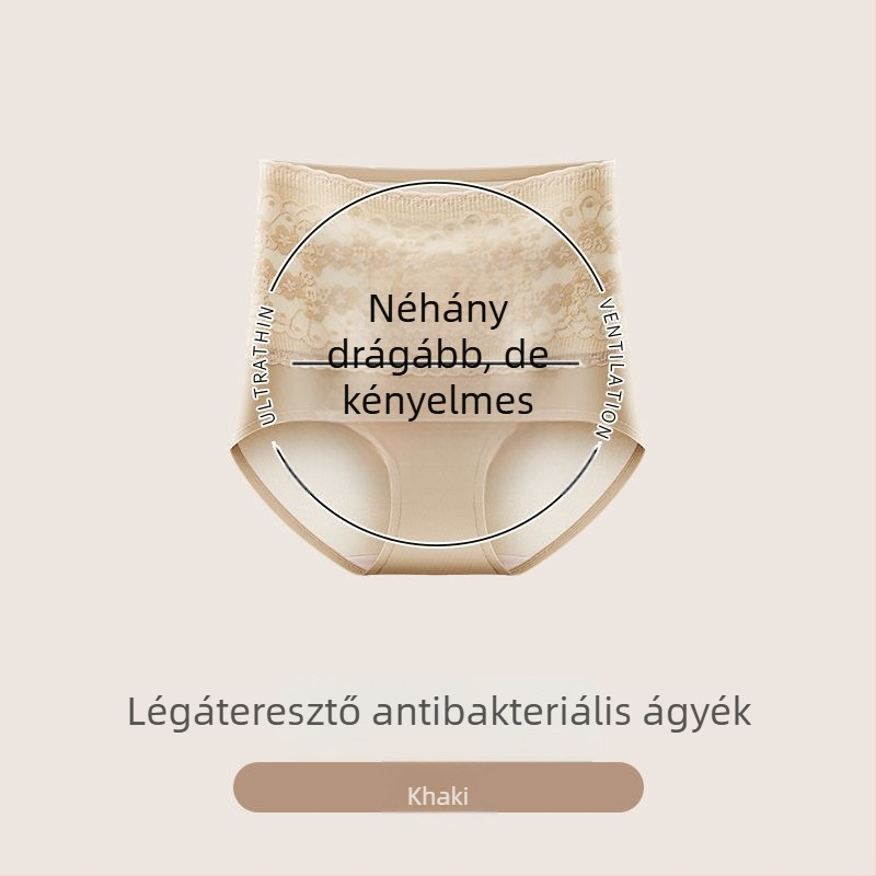 Női pamutból készült fleece-beléssel melegítő alsó, magas derekú, haskontrollal és fenékemeléssel, őszi-téli időszakra