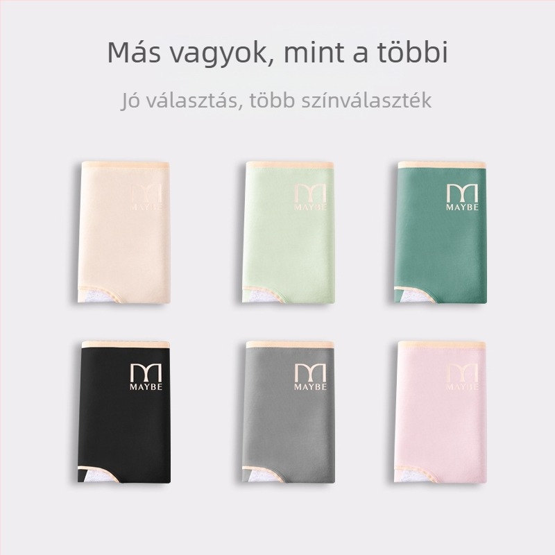 Magas derekú menstruációs fehérnemű, pamutból, légáteresztő, antibakteriális, szivárgásmentes