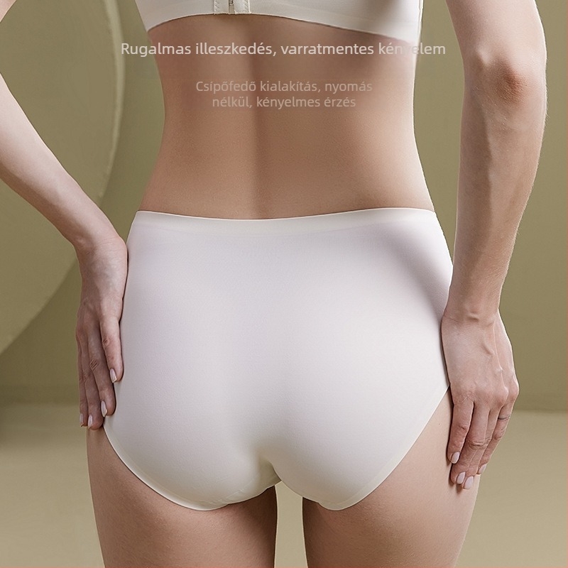Nylon seamless középmagas derekú női alsó, lélegző