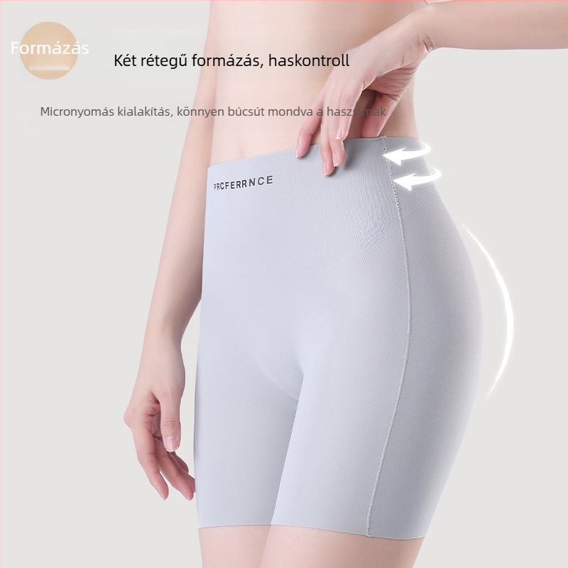 Női boxer rövidnadrág magas derekú, lélegző nylon anyag, viszkóz ágyék alátét, nylon tartalom 80–90%