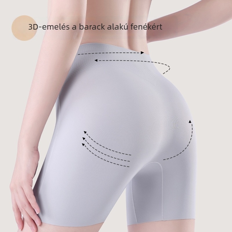 Női boxer rövidnadrág magas derekú, lélegző nylon anyag, viszkóz ágyék alátét, nylon tartalom 80–90%