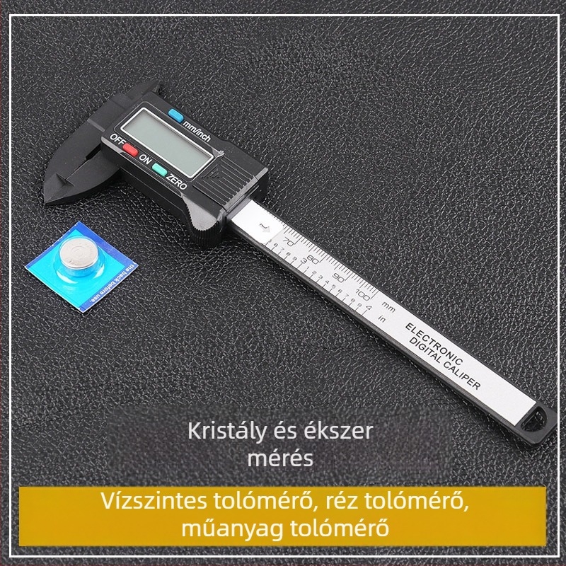 Mini Digitális Vernier Tolómérő ékszerkészítéshez, magas precíz elektronikus tolómérő