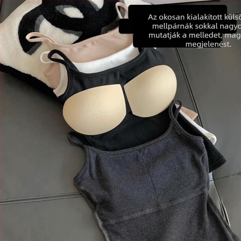 Fűtő felső fleece béléssel és melltámaszokkal – viszkóz anyag, kapucni, egyszínű, őszi-téli meleg