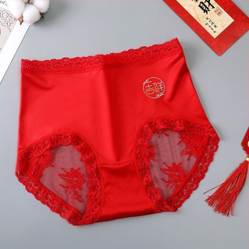 Női nylon kötött alsónemű, nylon béléssel, középmagas derekú, antibakteriális, lélegző, gyorsan száradó