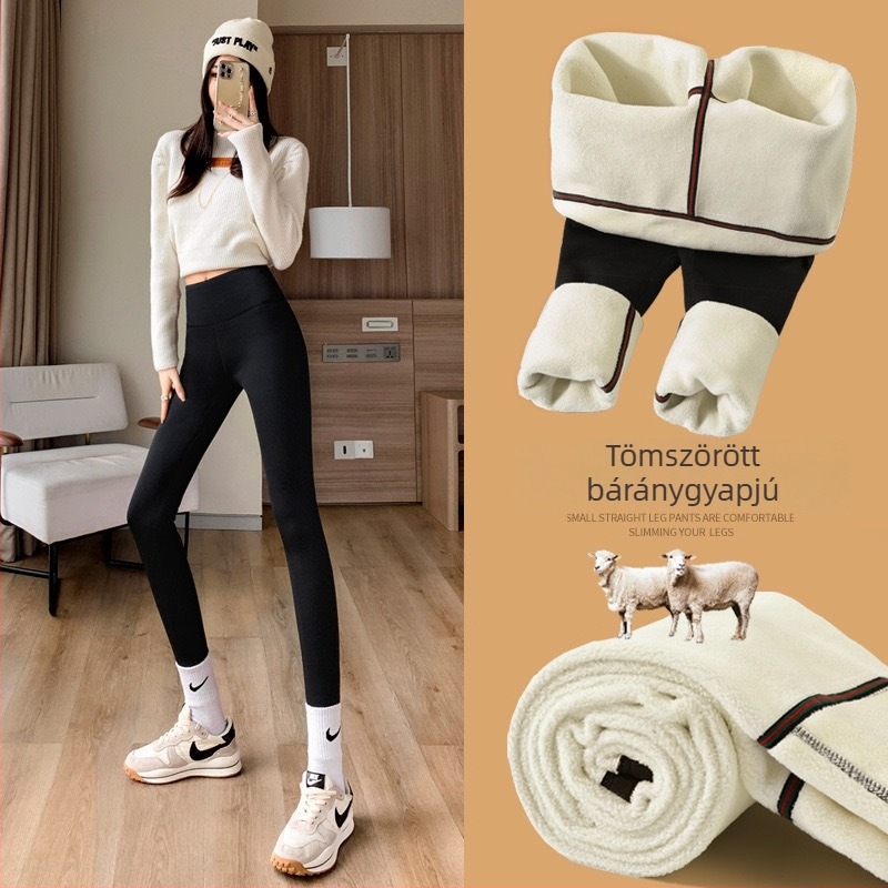 Női jóga nadrág, nylon-spandex keverék (70–80% nylon), extra vastag és meleg, nagy rugalmasság