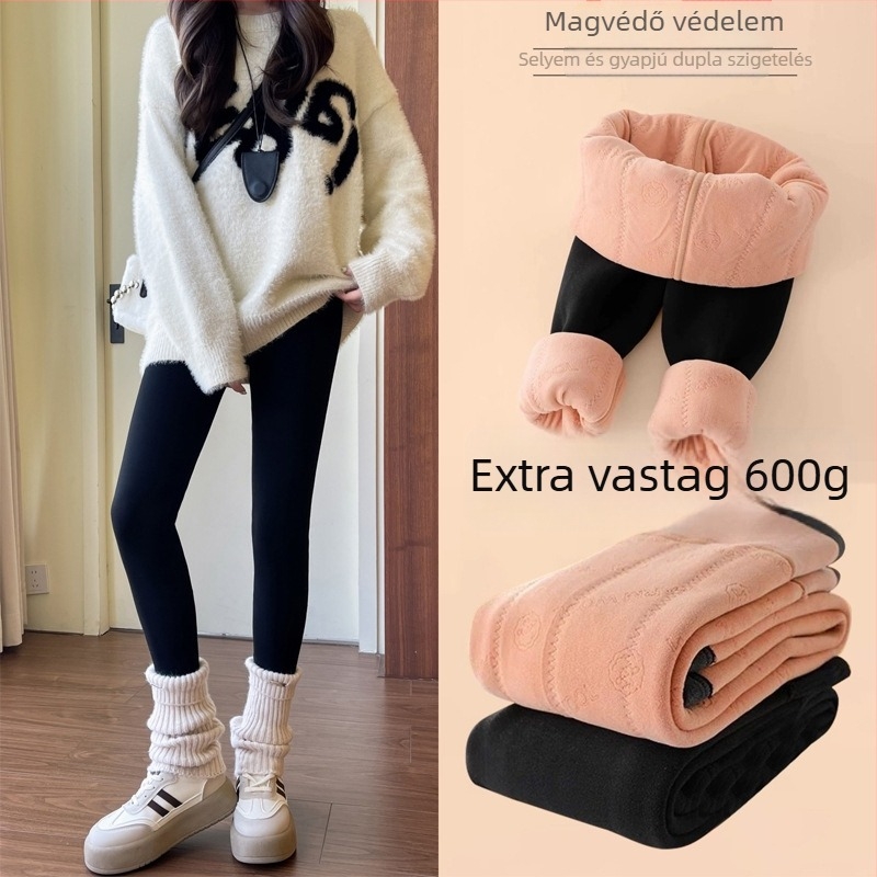 Női jóga nadrág, nylon-spandex keverék (70–80% nylon), extra vastag és meleg, nagy rugalmasság