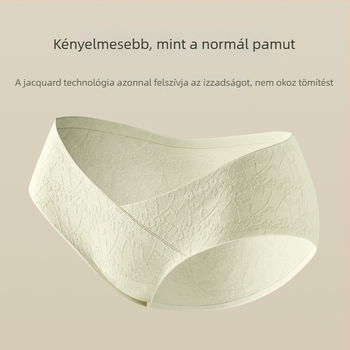 Pamut antibakteriális kismama alsónemű hosszított ágyékkal, légáteresztő, belső rész 100% pamut, termékkód 6893, minden szezonhoz
