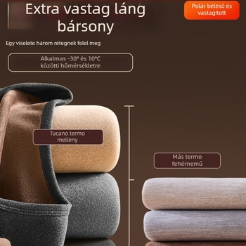 Woodpecker férfi melegítő mellény fleece-béléssel, vastag, őszi-téli