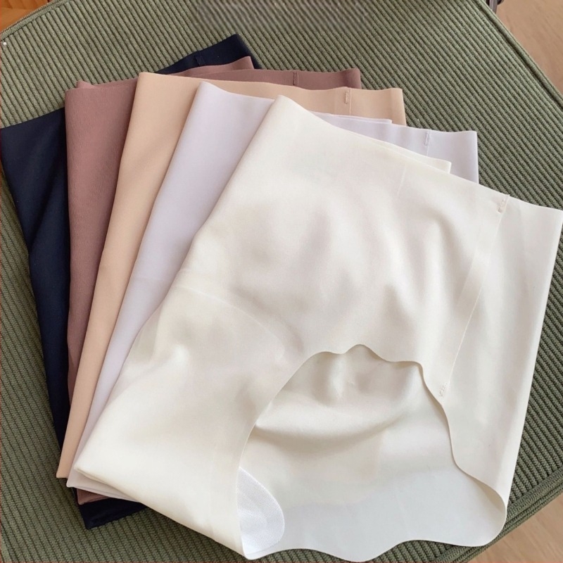 Női nylon alsó antibakteriális mulberry selyem béléssel, hosszított ágyék rész, plusz méret, háromszög alakú fehérnemű jóga és sport