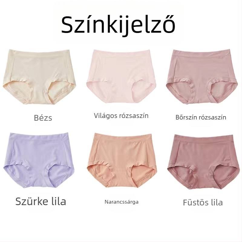 Női hosszú szálú pamut alsónemű, légáteresztő, antibakteriális, magas derékú, csípő-hosszan illeszkedő fazon, plusz méret.