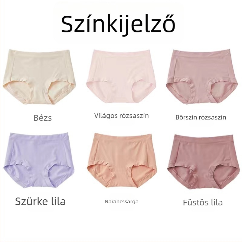 Női hosszú szálú pamut alsónemű, légáteresztő, antibakteriális, magas derékú, csípő-hosszan illeszkedő fazon, plusz méret.
