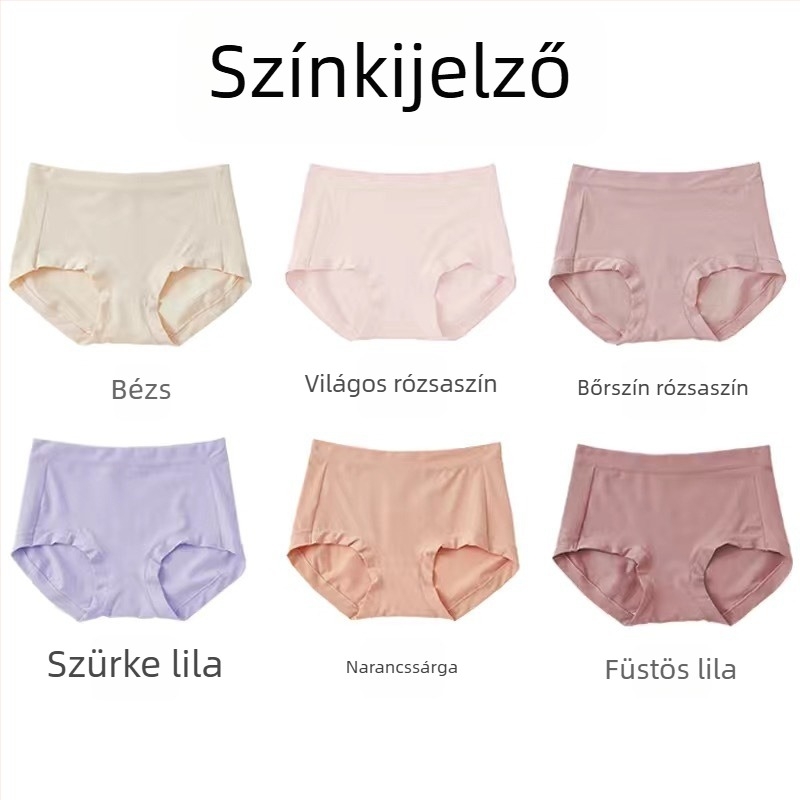 Női hosszú szálú pamut alsónemű, légáteresztő, antibakteriális, magas derékú, csípő-hosszan illeszkedő fazon, plusz méret.